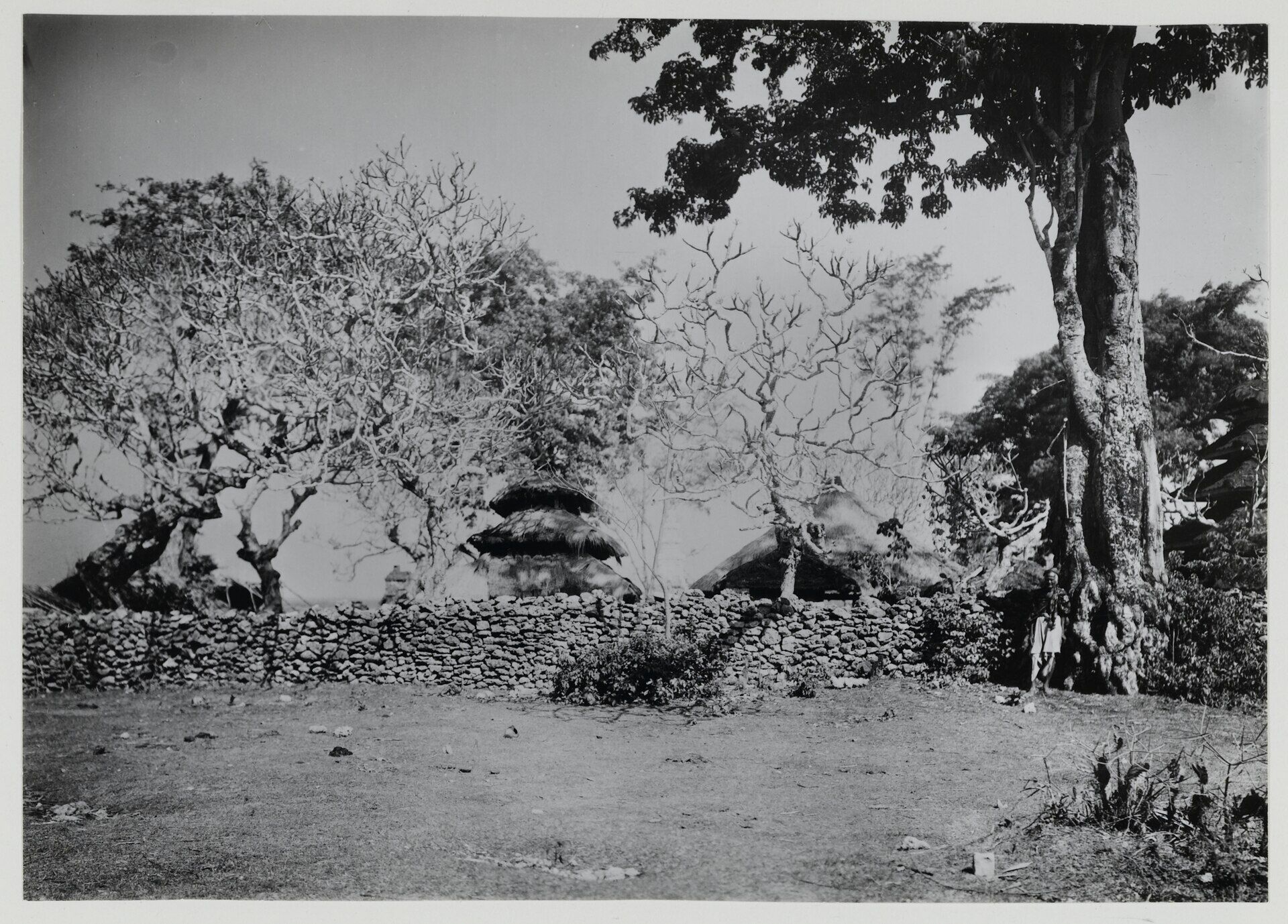 Early twentieth-century photograph of Pura Dalem Sakenan on Serangan Island